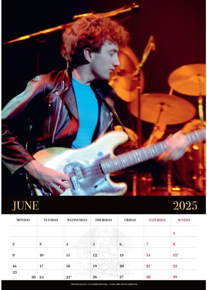 2025 Queen - A3 Wall Calendar