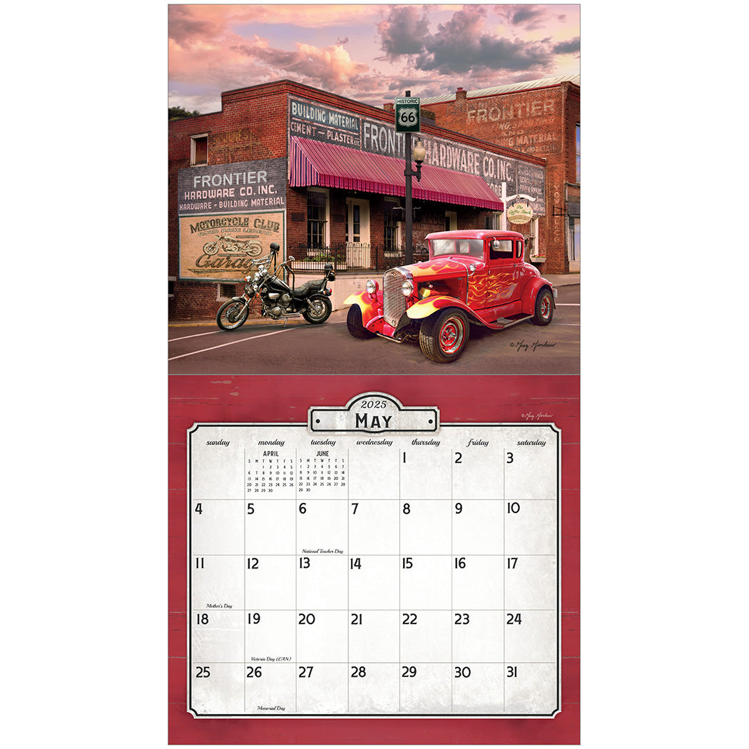 2025 Legacy Nostalgic Main Street - Deluxe Wall Calendar