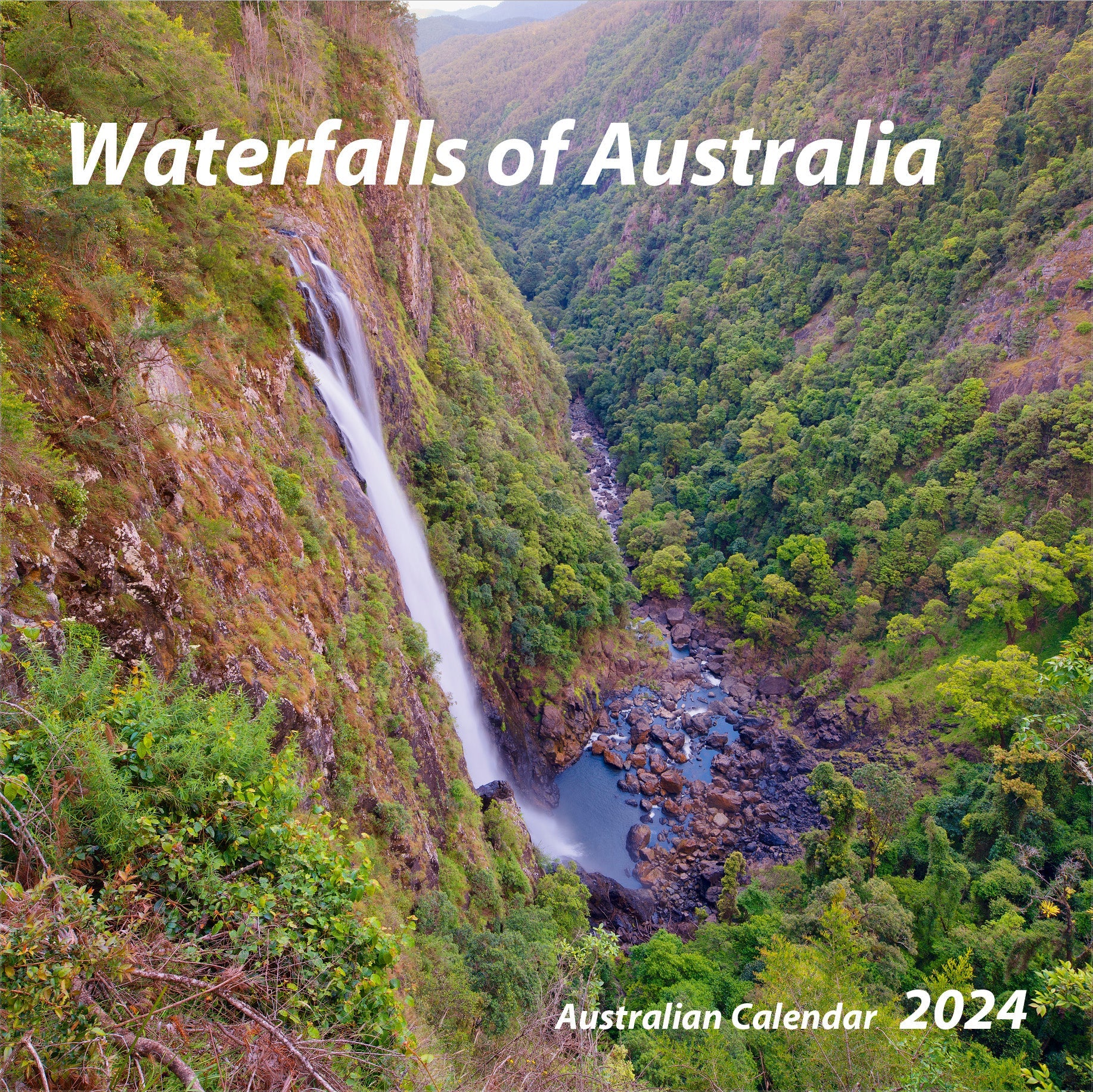 2024 Waterfalls Of Australia - Square Wall Calendar  SOLD OUT