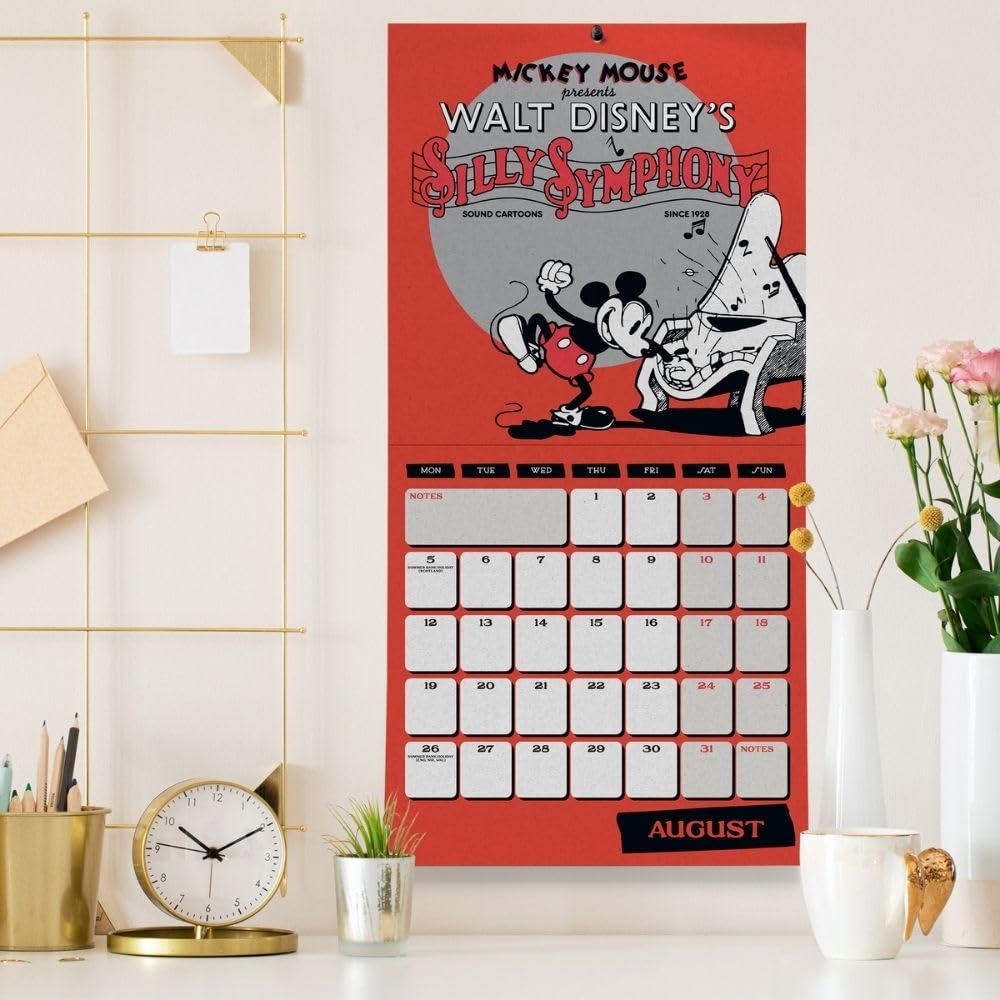 2024 Mickey Mouse Classic Square Wall Calendar