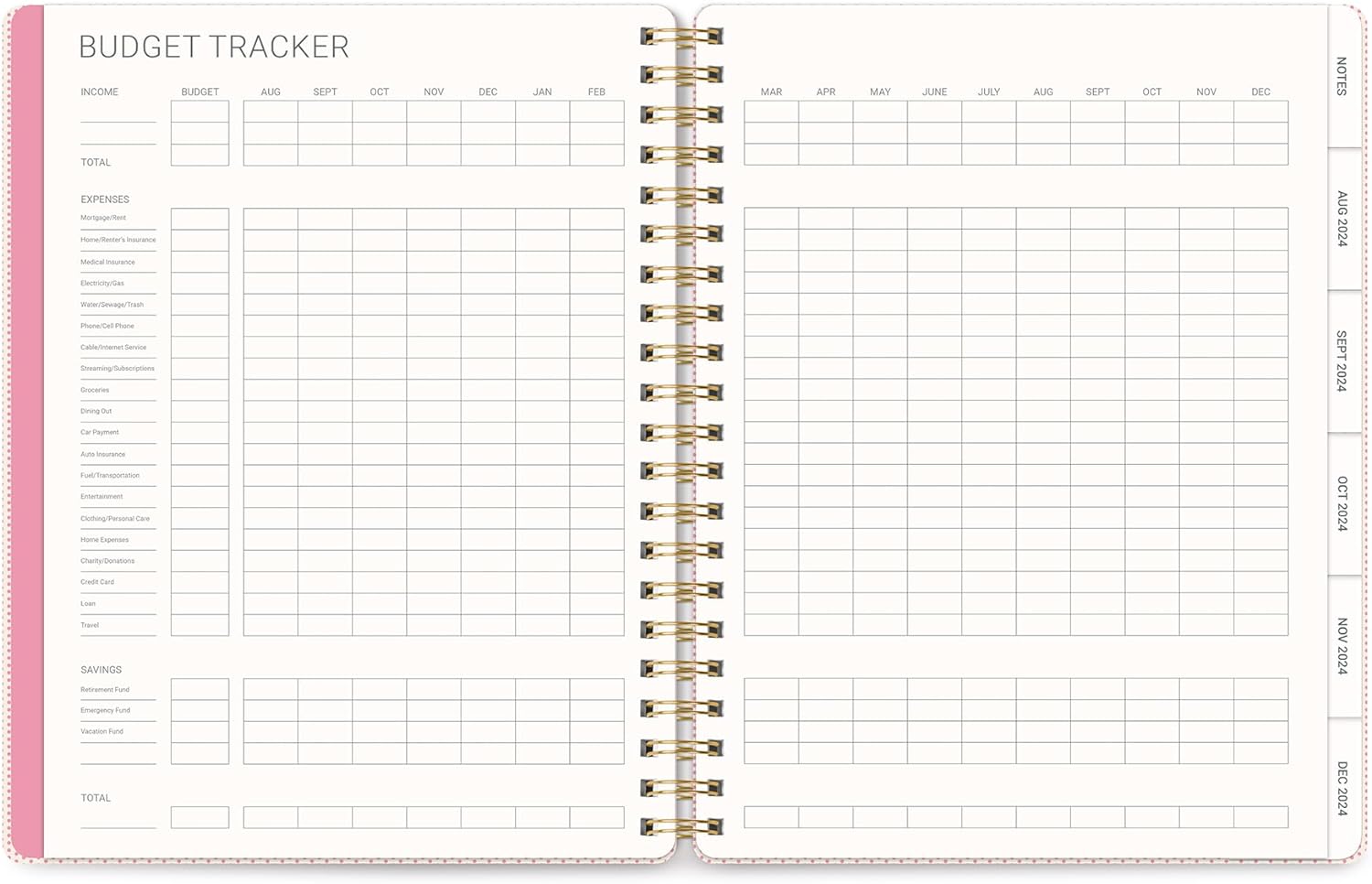 2025 Lazy Daisies Blue - Baxter Weekly & Monthly Diary/Planner