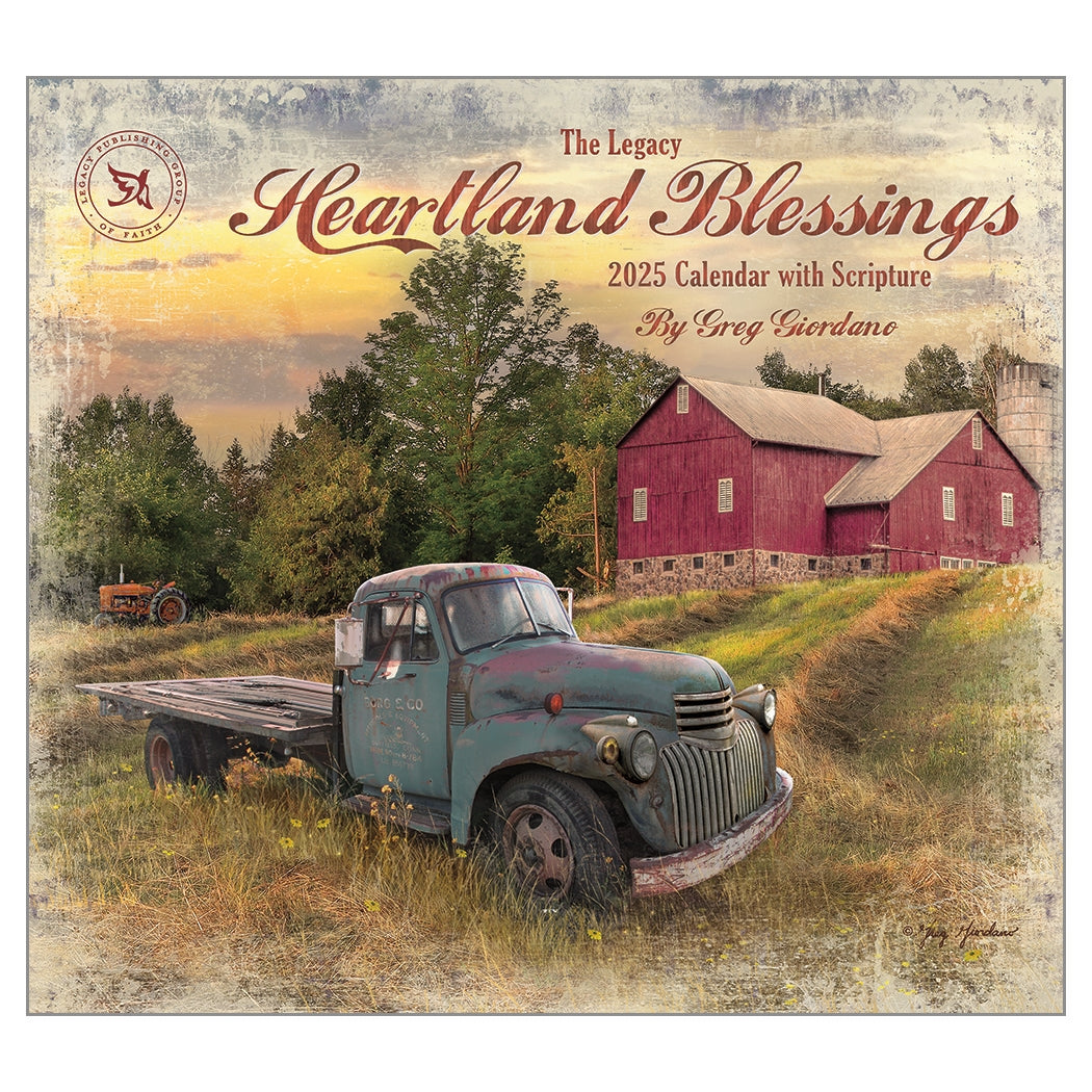 2025 Legacy Heartland Blessings - Scripture - Deluxe Wall Calendar