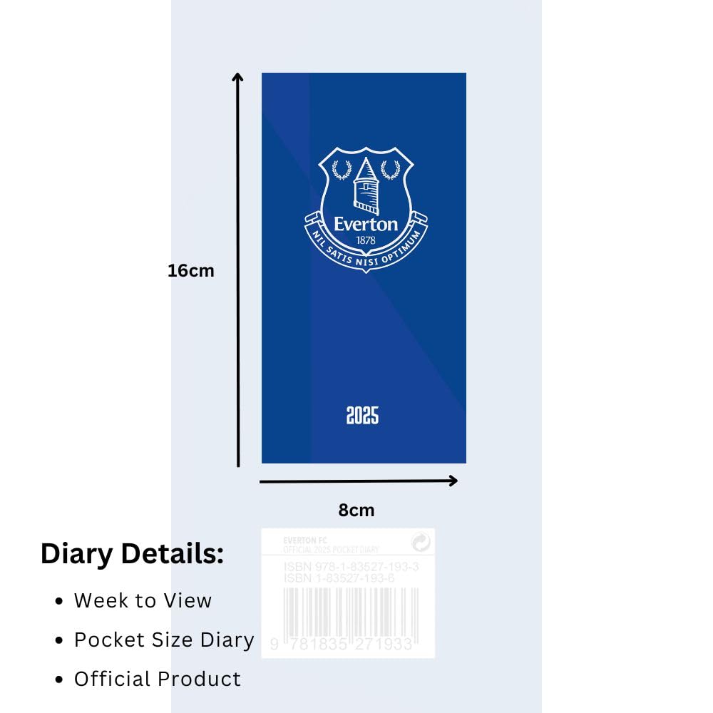 2025 Everton Fc - Weekly Diary/Planner