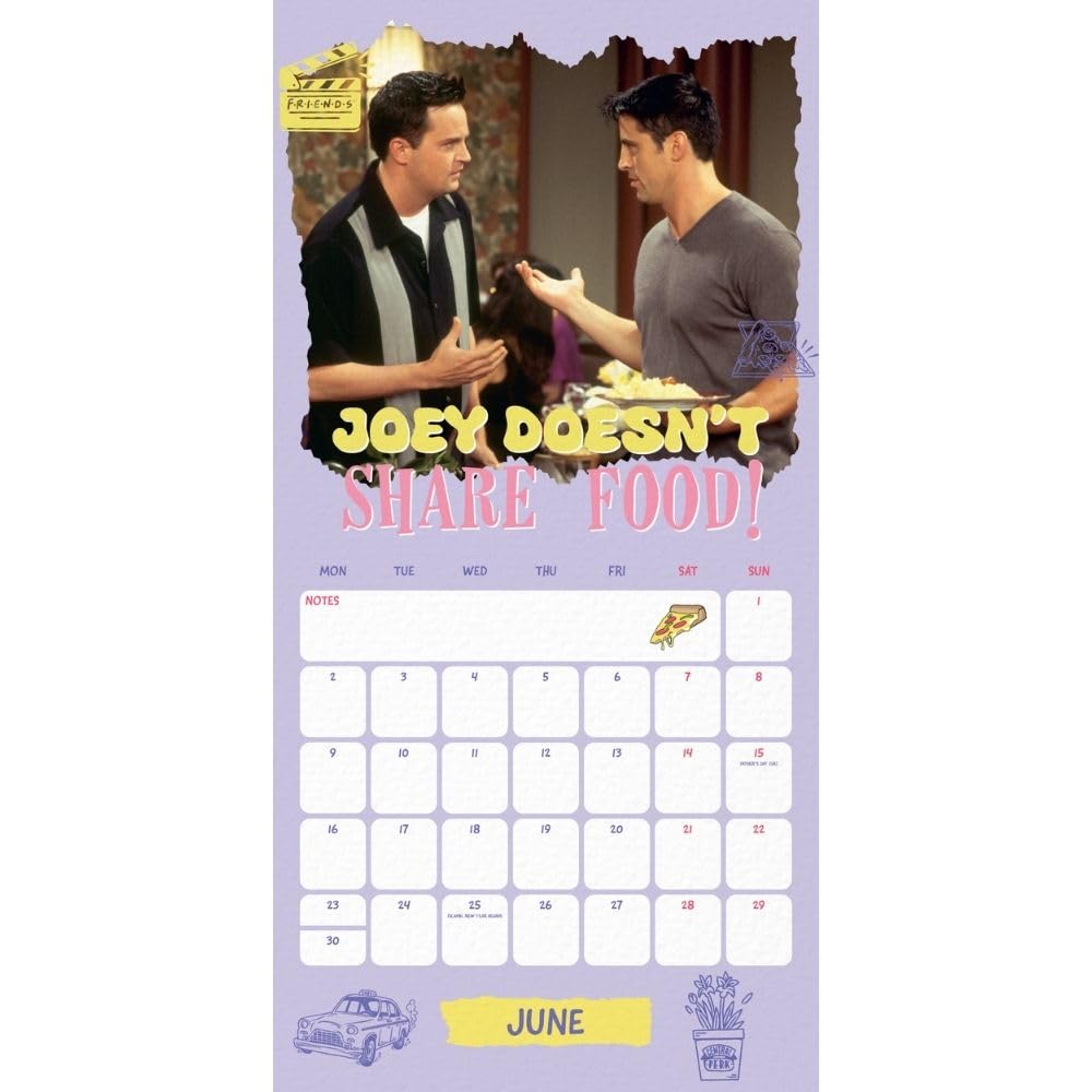 2025 Friends - Square Wall Calendar