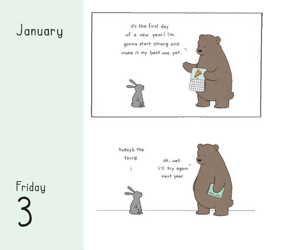 2025 Little World of Liz Climo - Daily Boxed Page-A-Day Calendar