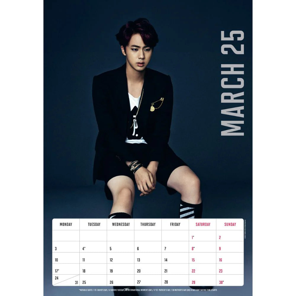 2025 BTS - A3 Wall Calendar