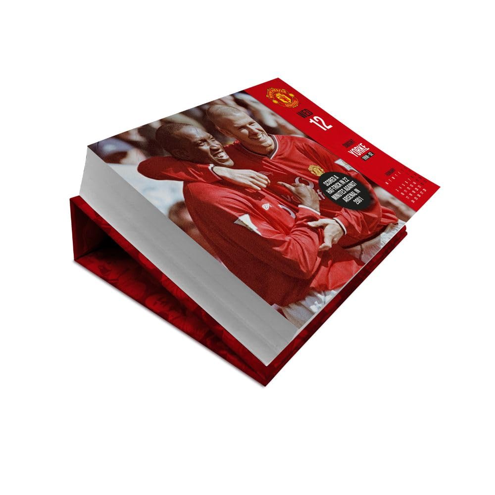 2025 Manchester United - Daily Boxed Page-A-Day Calendar