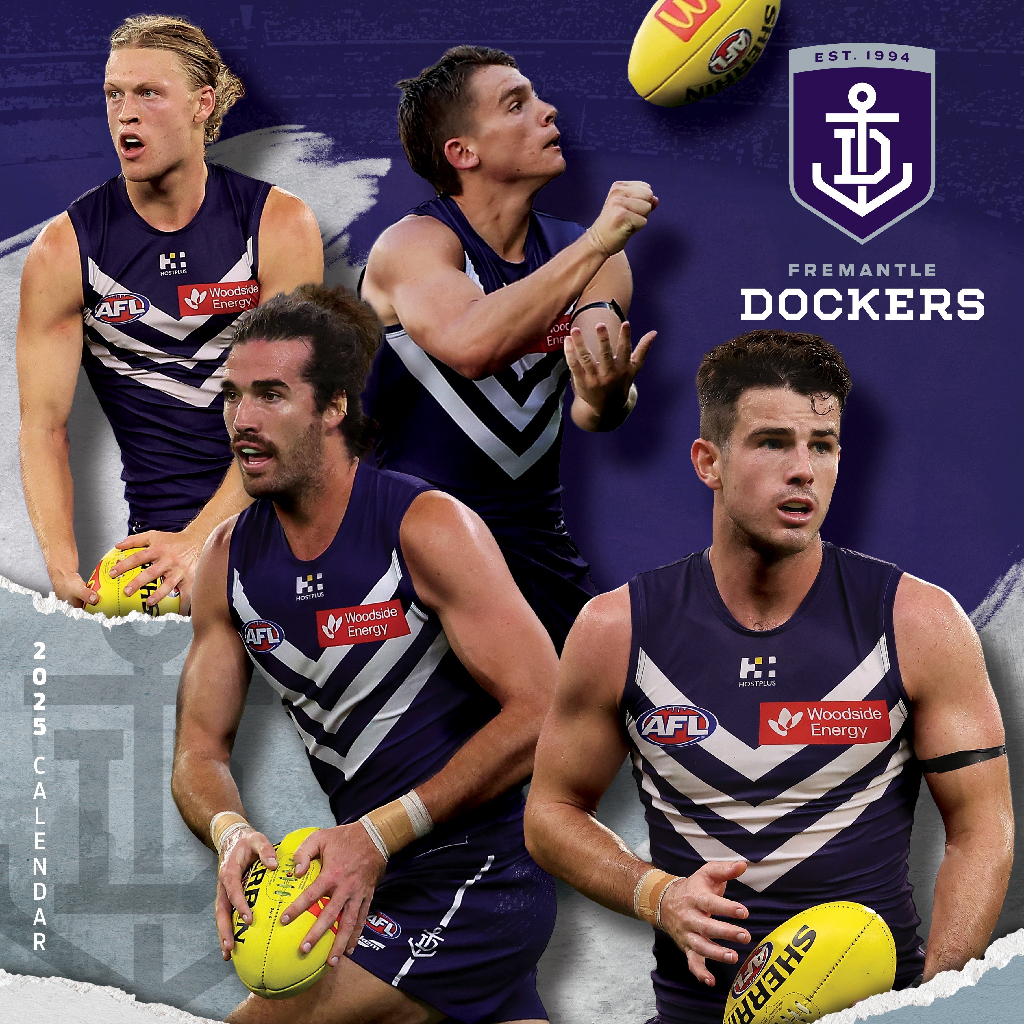 2025 AFL Fremantle Dockers - Square Wall Calendar