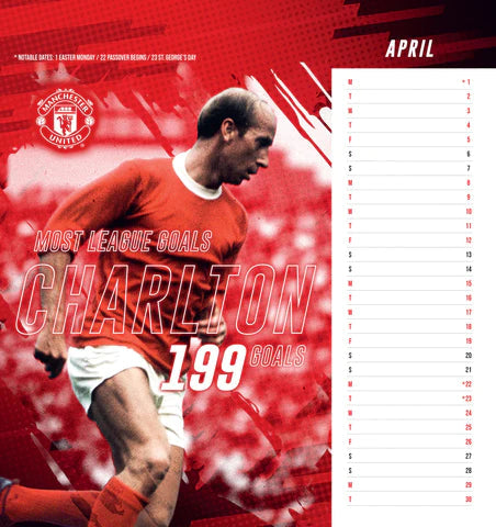 2024 Manchester United FC - Desk Easel Calendar  SOLD OUT