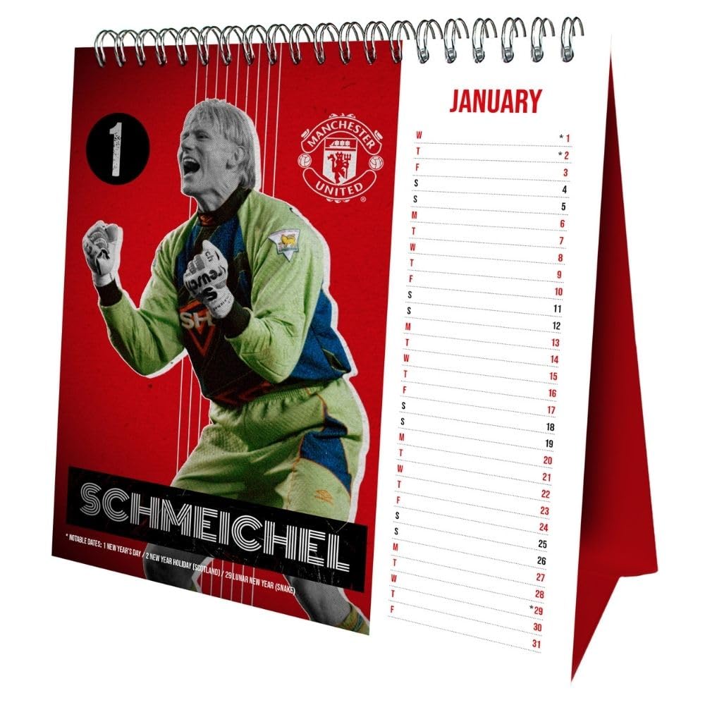 2025 Manchester United Fc - Desk Easel Calendar