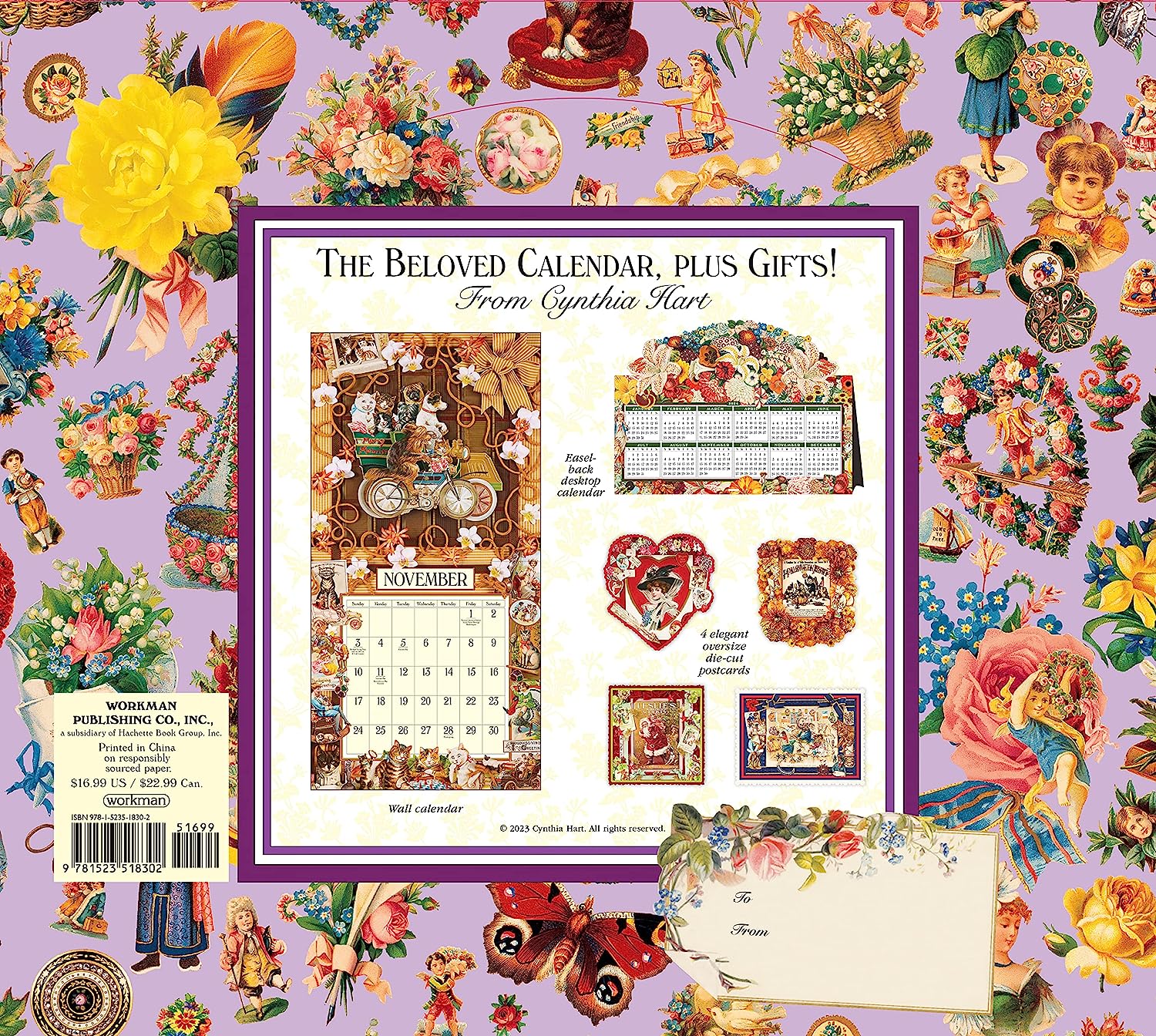 2024 Cynthia Hart's Victoriana Square Wall Calendar