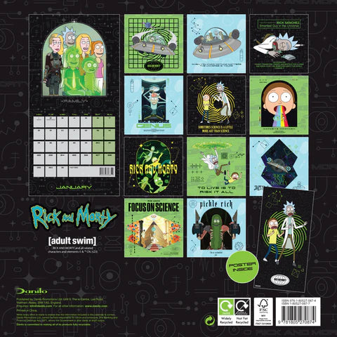 2024 Rick & Morty - Square Wall Calendar  SOLD OUT