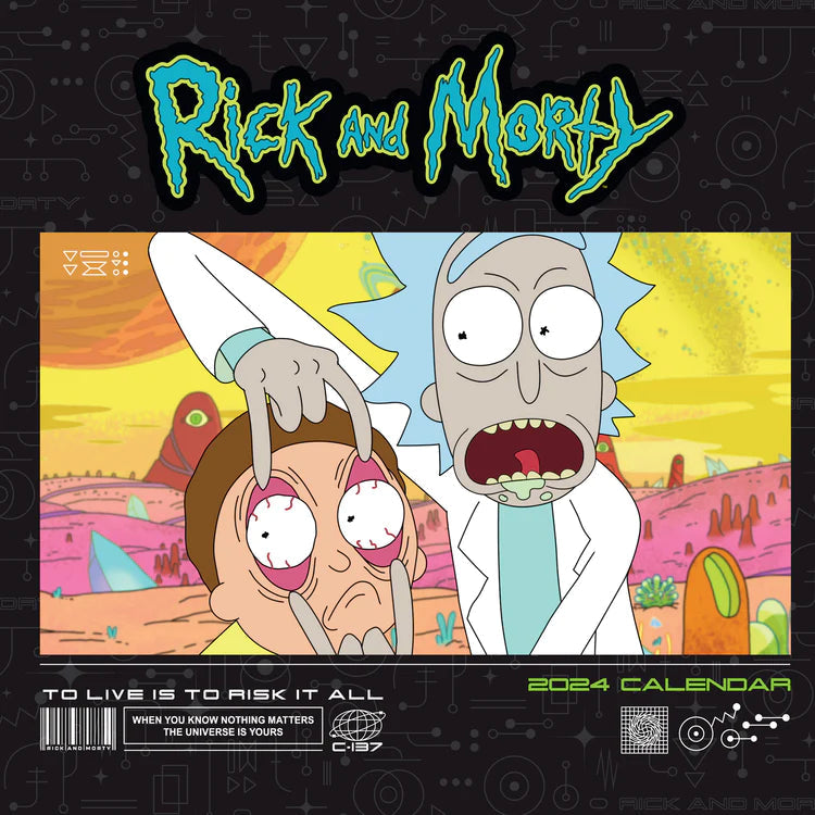 2024 Rick & Morty - Square Wall Calendar  SOLD OUT