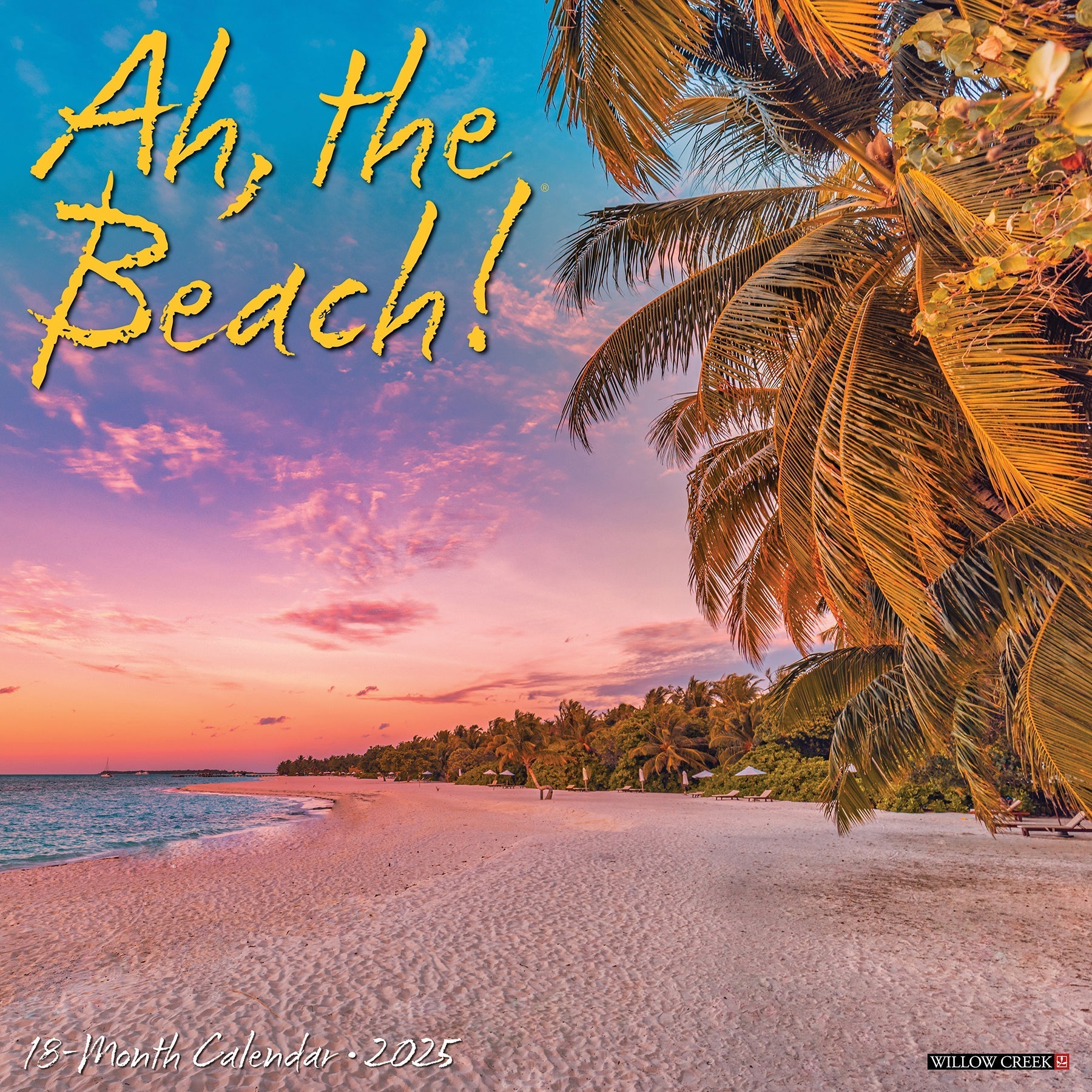 2025 Ah, The Beach! - Square Wall Calendar