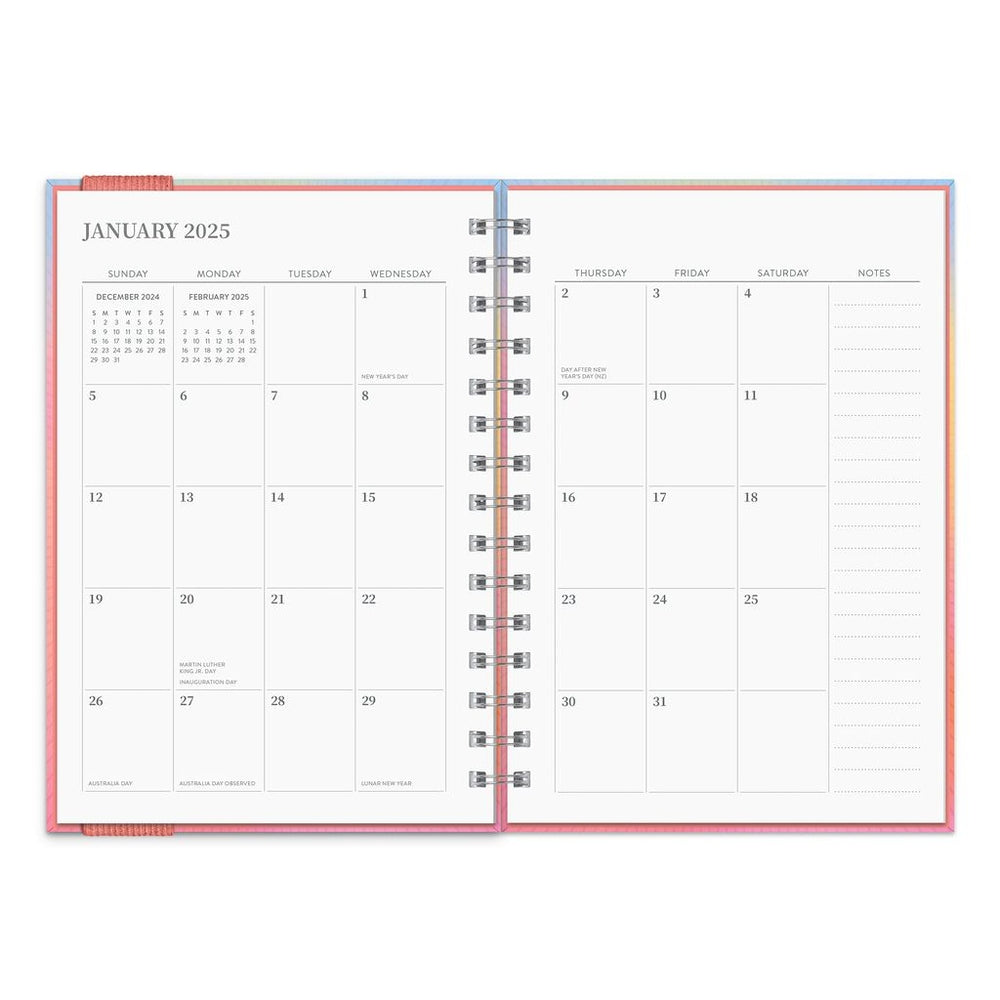 2025 At First Light Oliver - Weekly & Monthly Diary/Planner