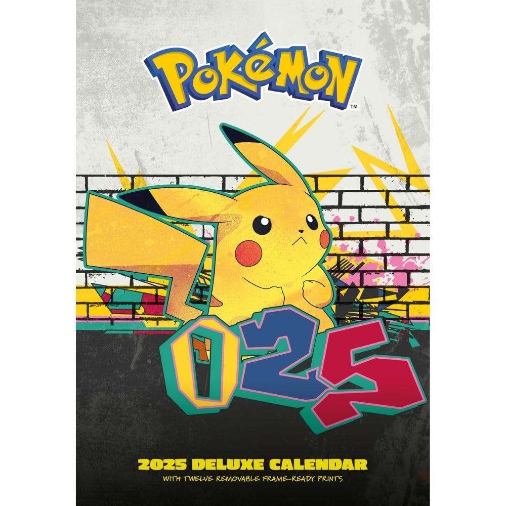 2025 Pokemon - A3 Deluxe Wall Calendar