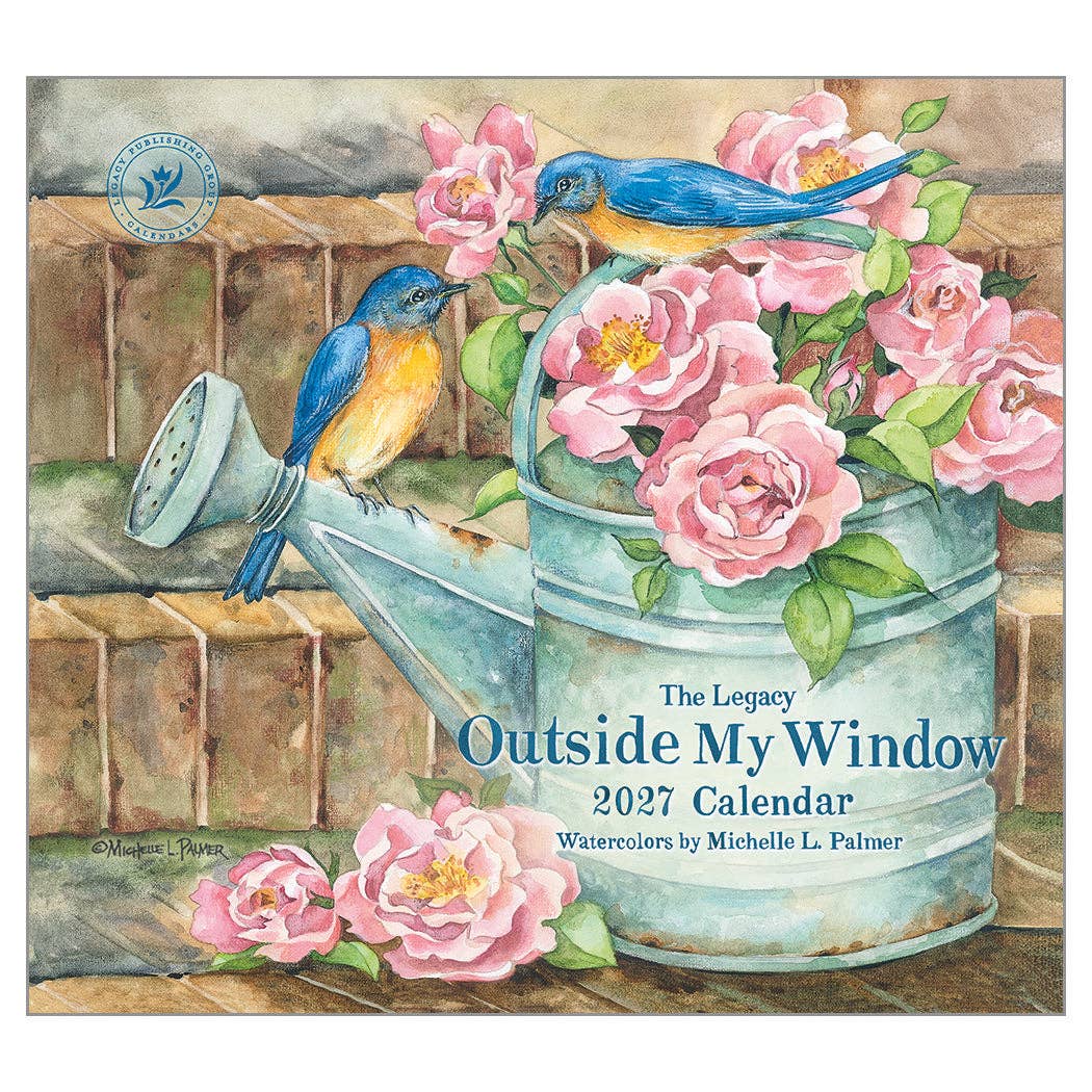 2027 Outside My Window - Deluxe Wall Calendar by Michelle L. Palmer
