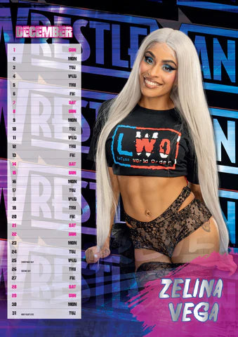 2024 WWE Women - A3 Wall Calendar  SOLD OUT