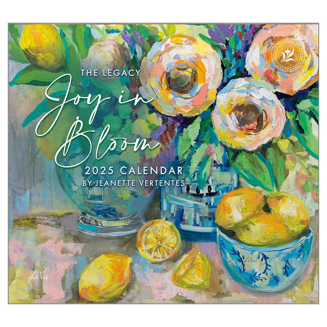 2025 Legacy Joy In Bloom - Deluxe Wall Calendar