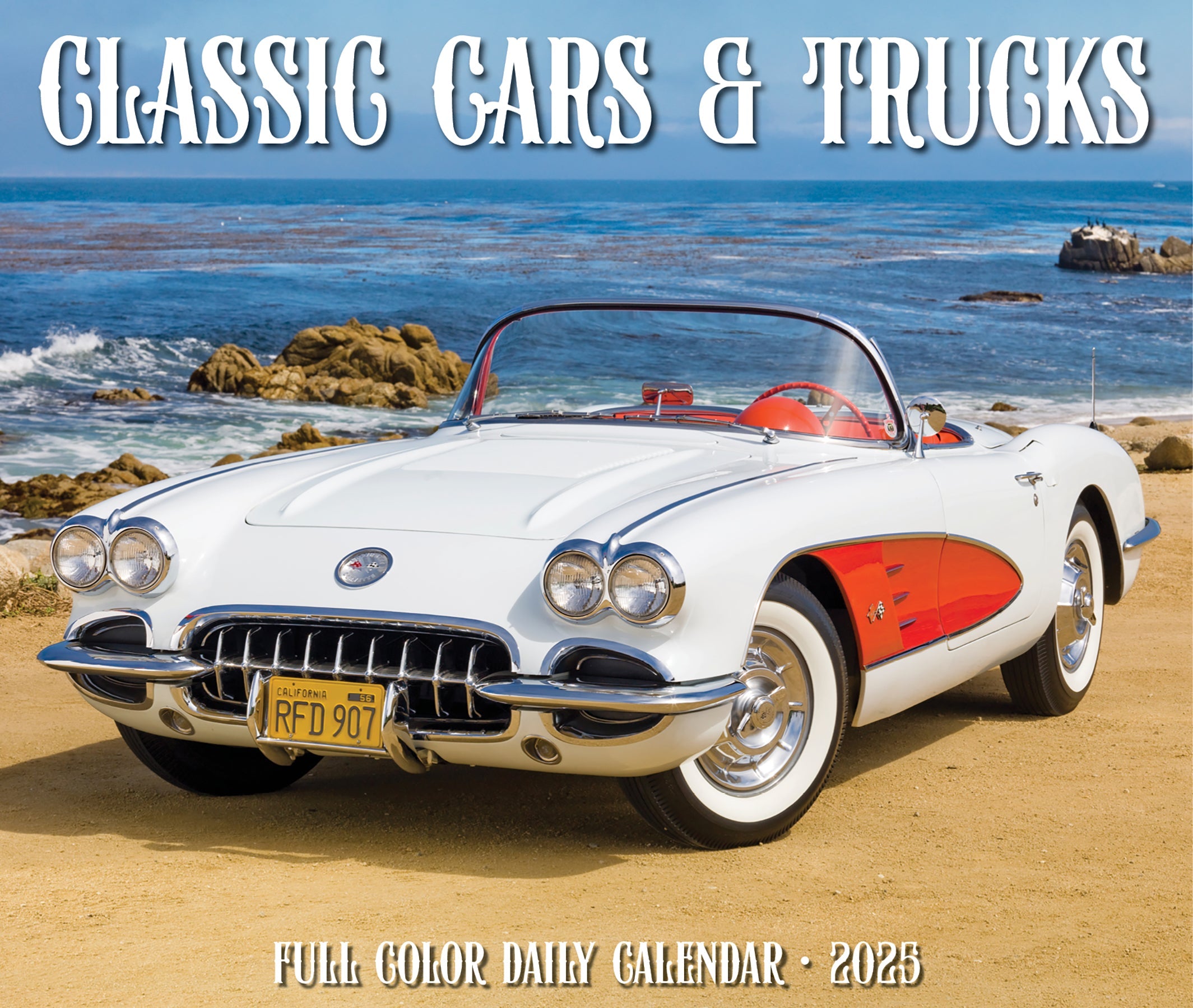 2025 Classic Cars & Trucks - Daily Boxed Page-A-Day Calendar