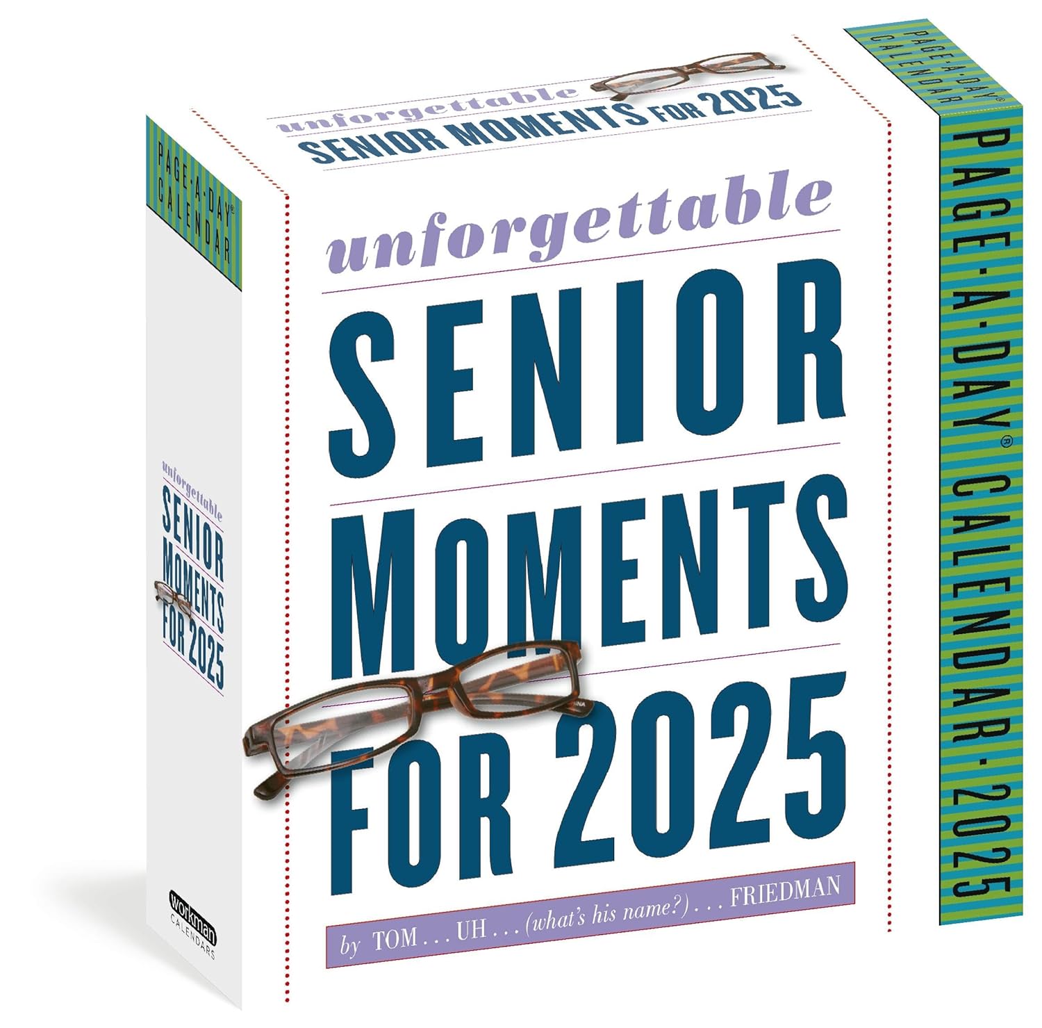 2025 Unforgettable Senior Moments - Daily Boxed Page-A-Day Calendar