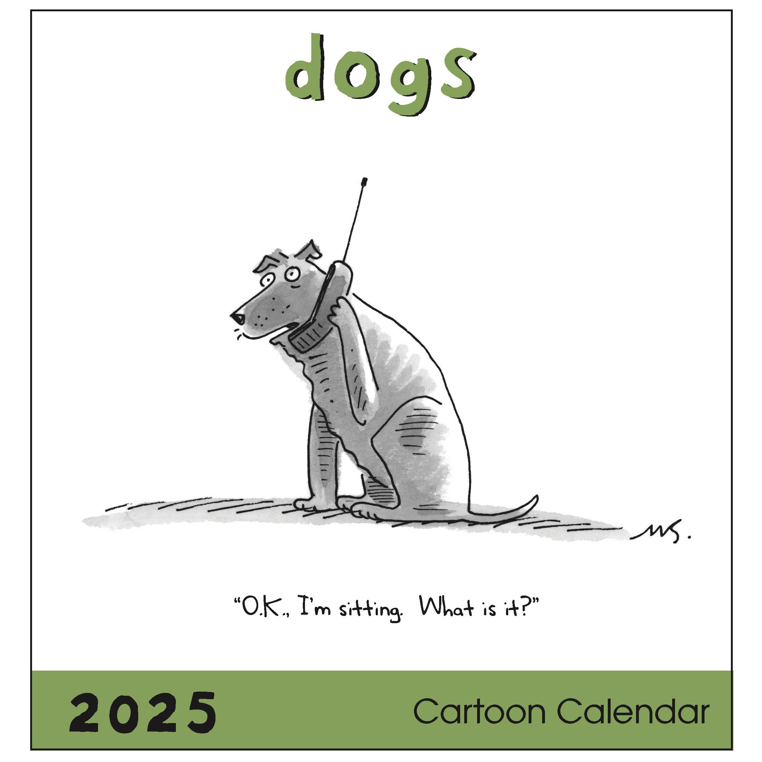 2025 Dogs - Square Wall Calendar