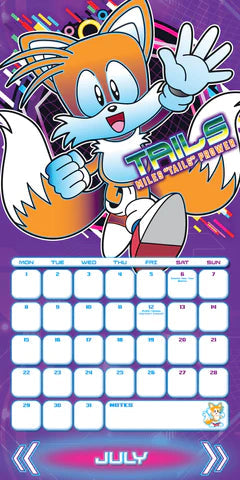 2024 Sonic The Hedgehog Square Calendar  SOLD OUT