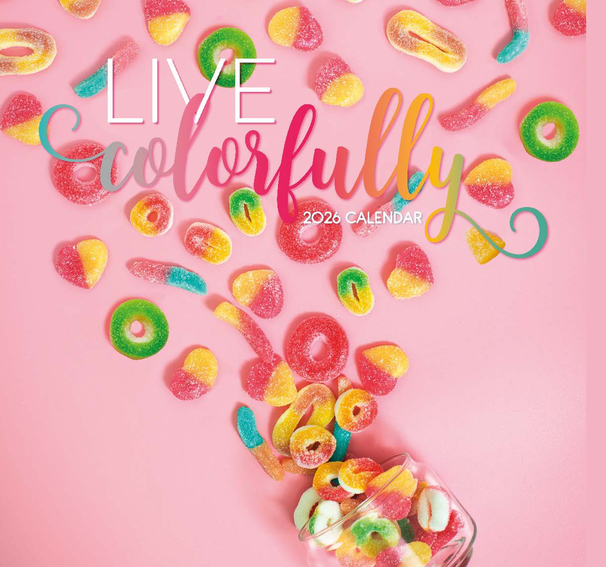 2026 Live Colourfully - Square Wall Calendar