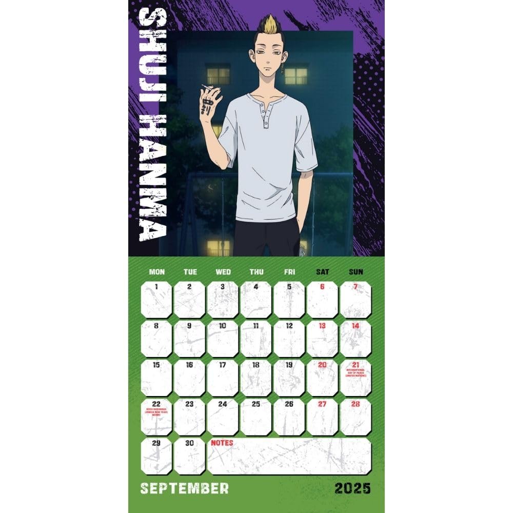 2025 Tokyo Revengers - Square Wall Calendar