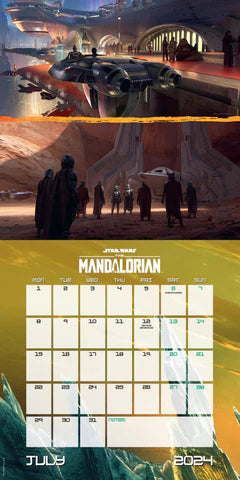 2024 Mandalorian Season 3 - Square Wall Calendar  SOLD OUT