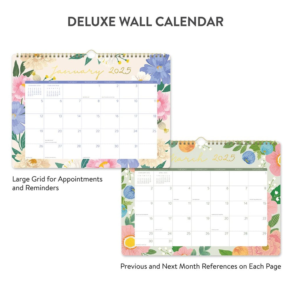 2025 Bella Flora - Deluxe Wall Calendar