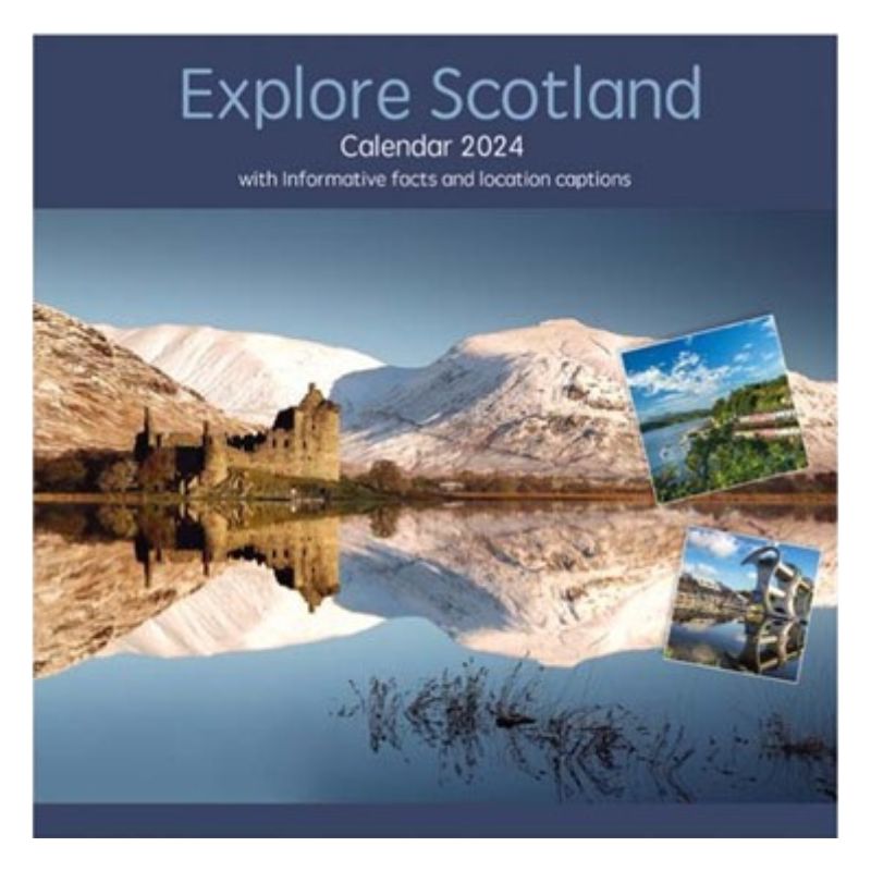 2024 Blue Explore Scotland - Square Wall Calendar  SOLD OUT