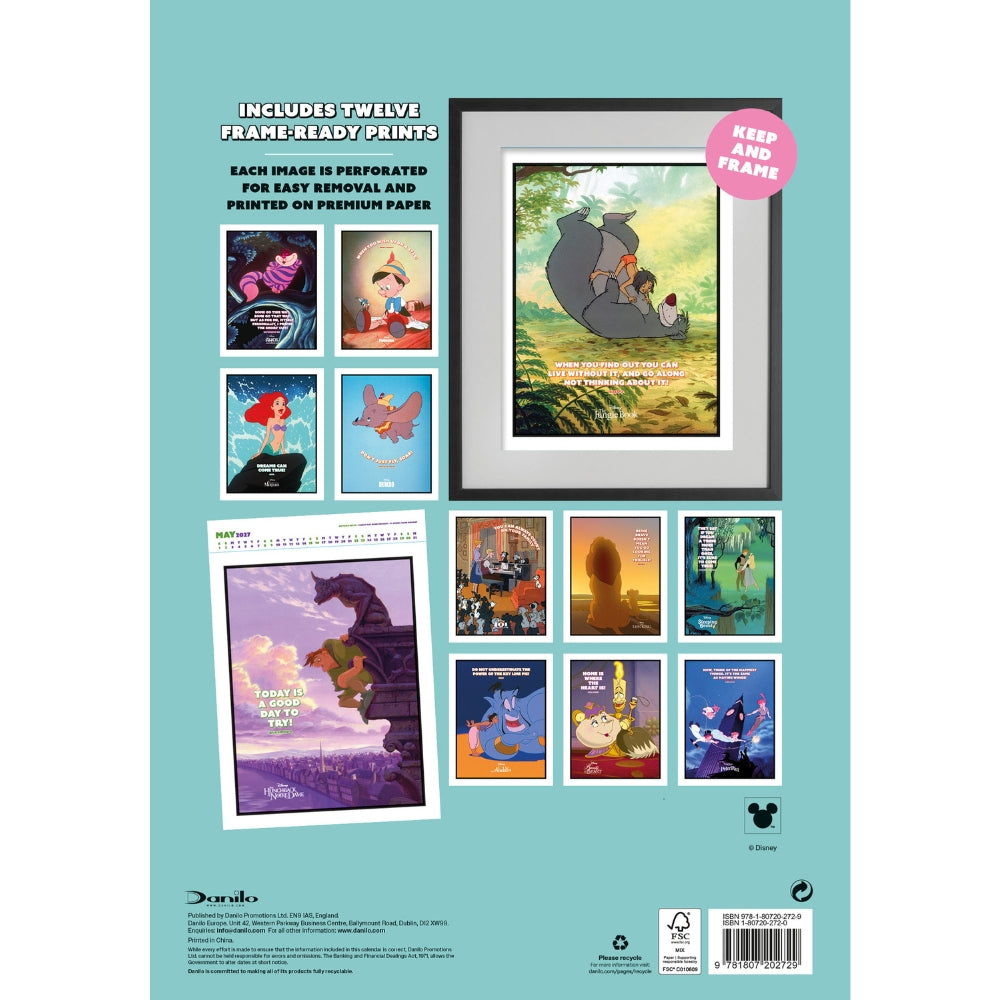 2027 Disney Inspirational Quotes - A3 Deluxe Wall Calendar - product image 5