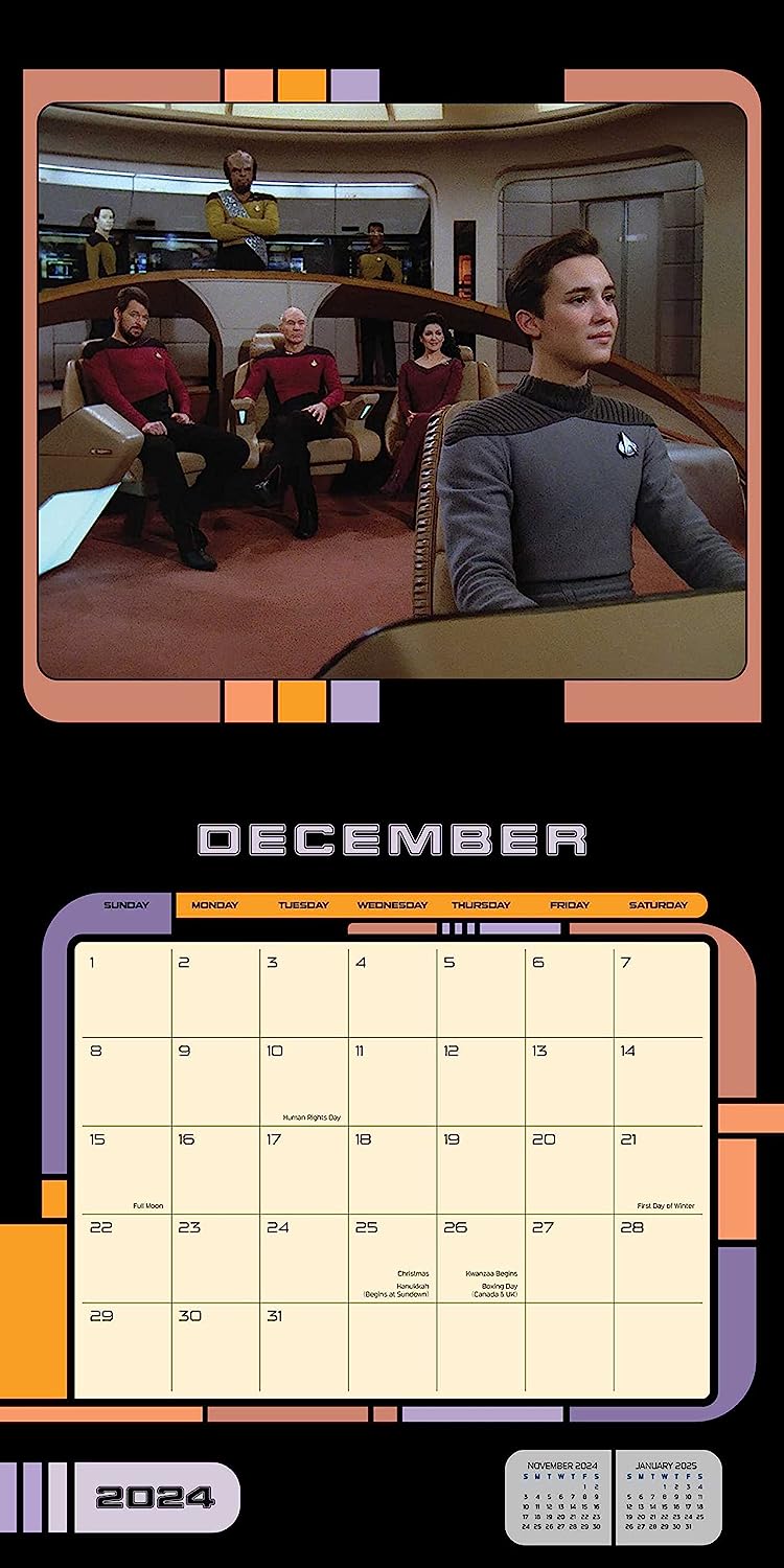 2024 Star Trek: The Next Generation - Square Wall Calendar  SOLD OUT