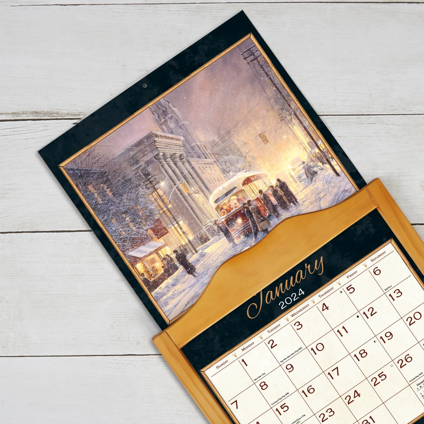 2024 LANG Treasured Times By D.R. Laird Deluxe Wall Calendar Art