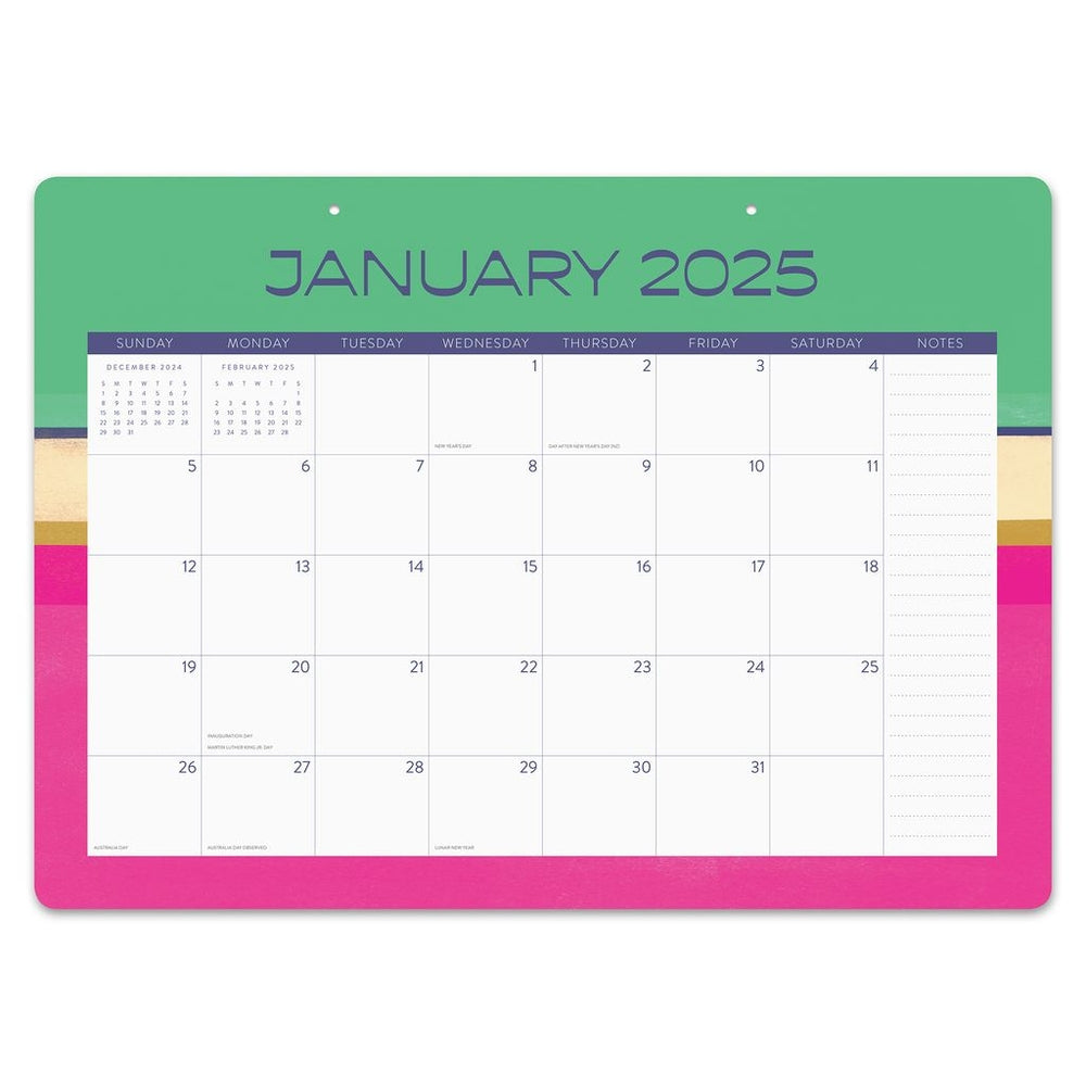 2025 Color Theory - Decorative Desk Blotter Calendar