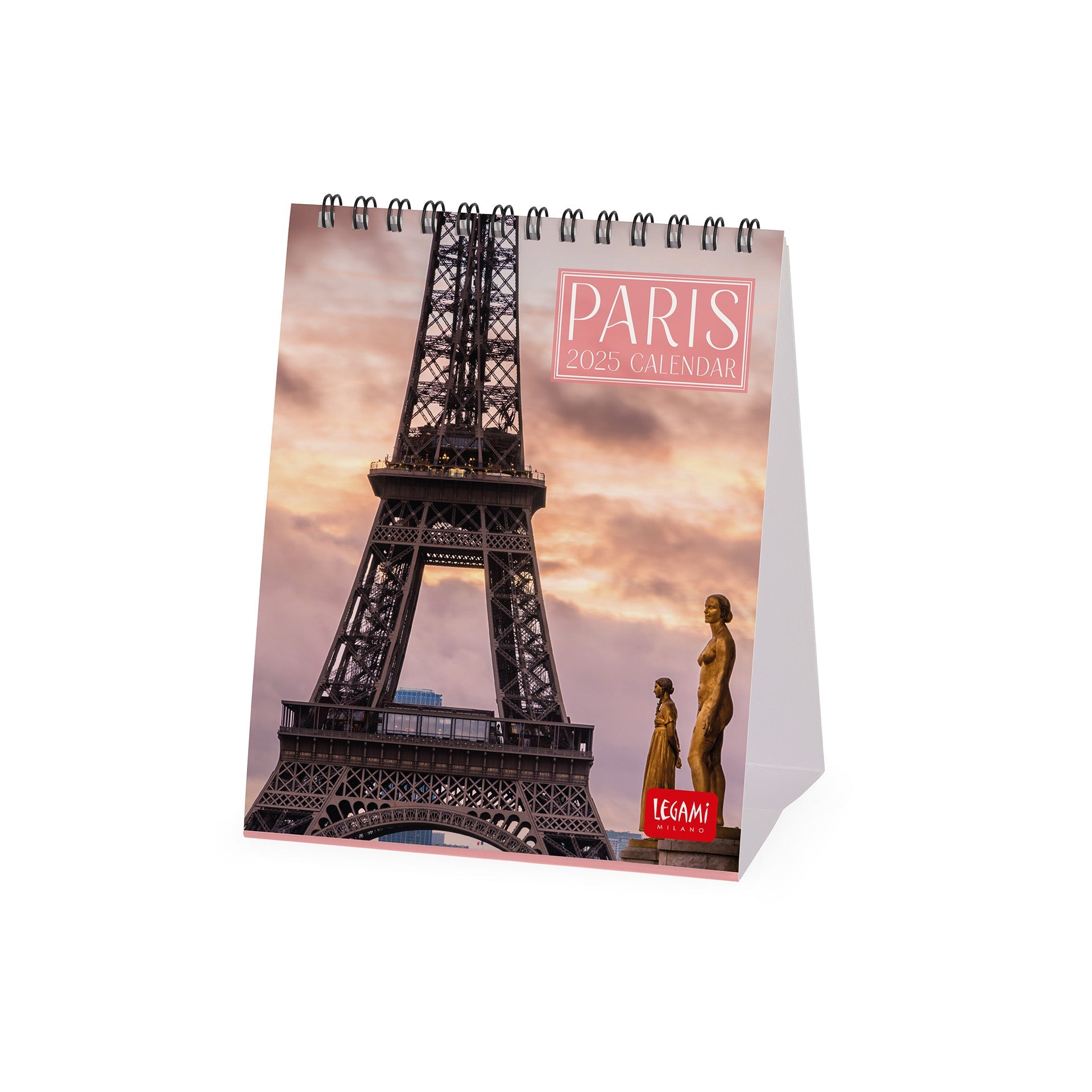 2025 Paris by Legami - Desk Easel Calendar