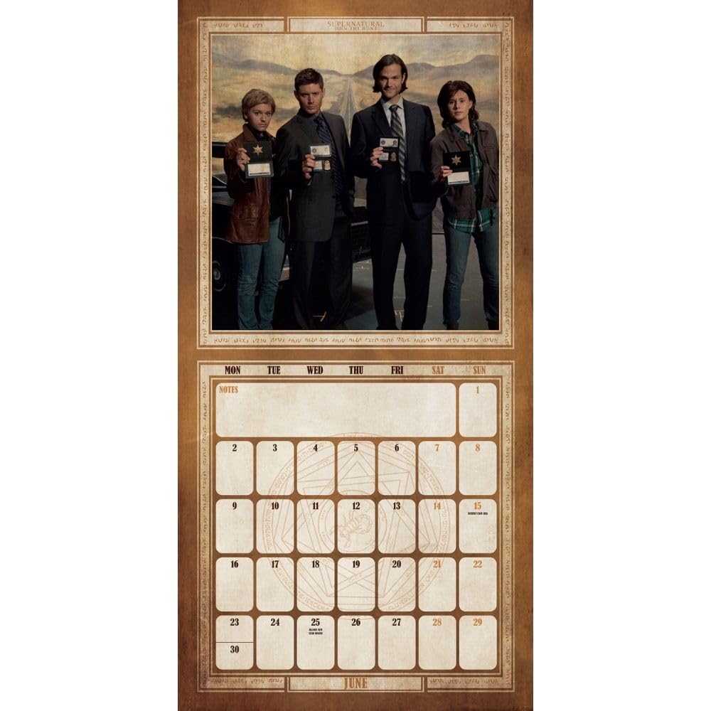 2025 Supernatural - Square Wall Calendar