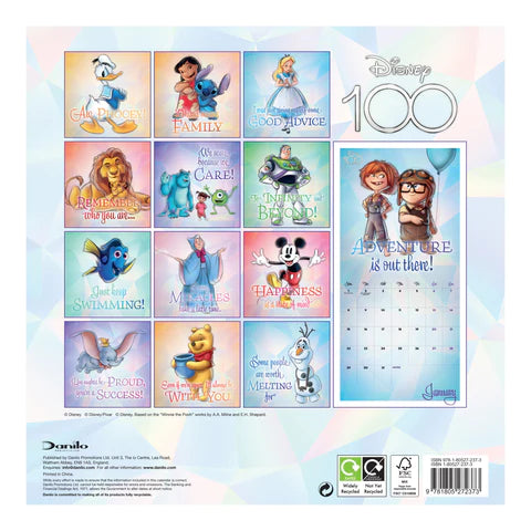 2024 Disney 100 Years Special - Square Wall Calendar  SOLD OUT