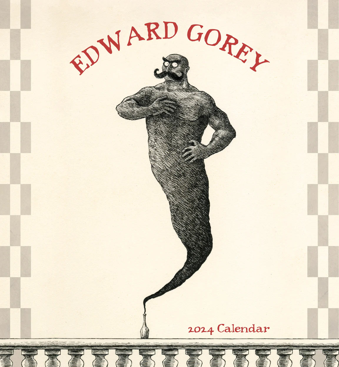 2024 Edward Gorey Square Wall Calendar