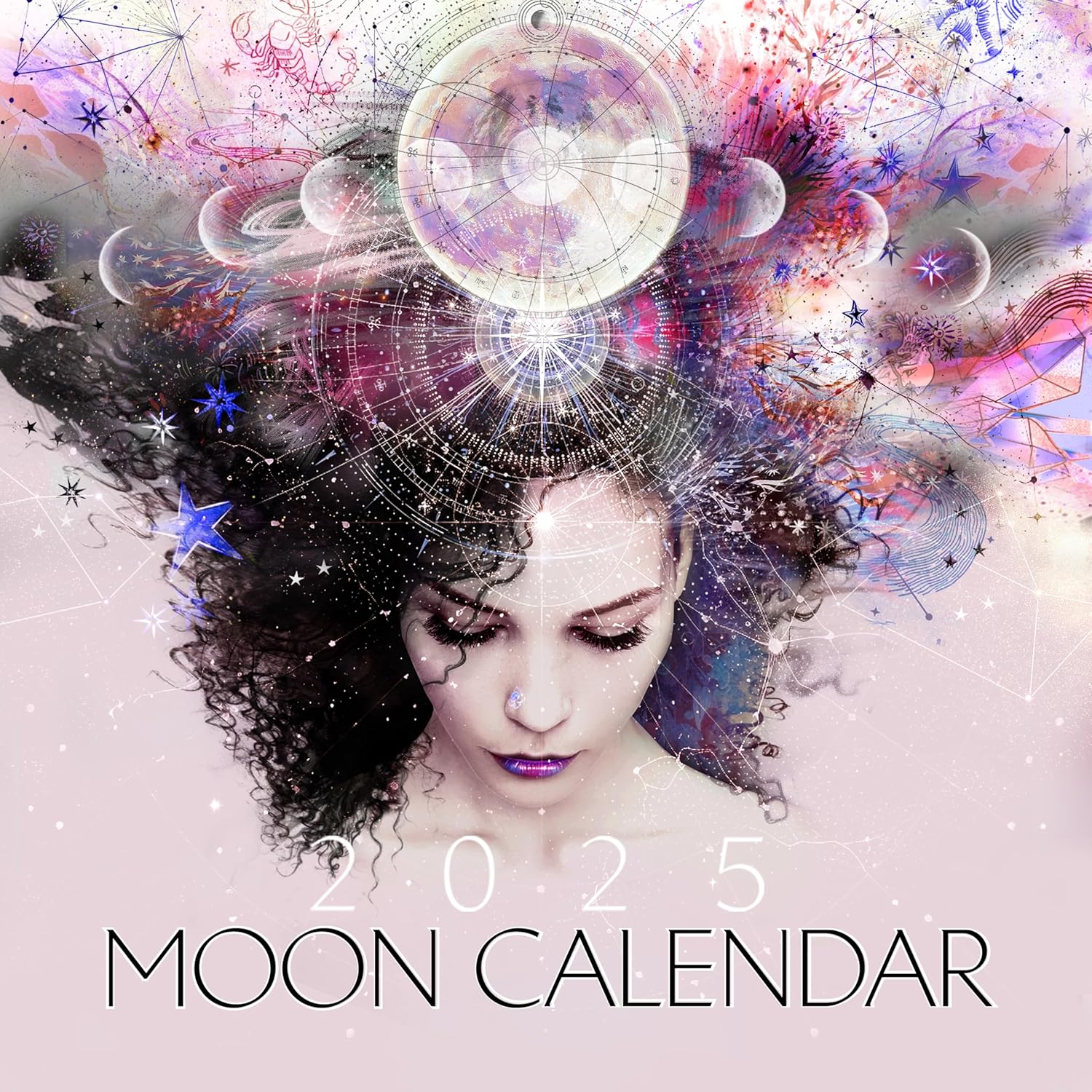 2025 Moon Calendar by Melanie Spears - Square Wall Calendar