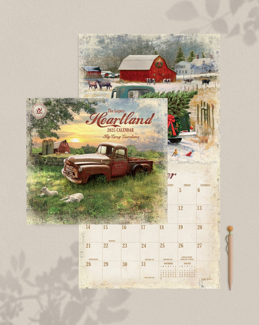 2025 Legacy Heartland - Deluxe Wall Calendar