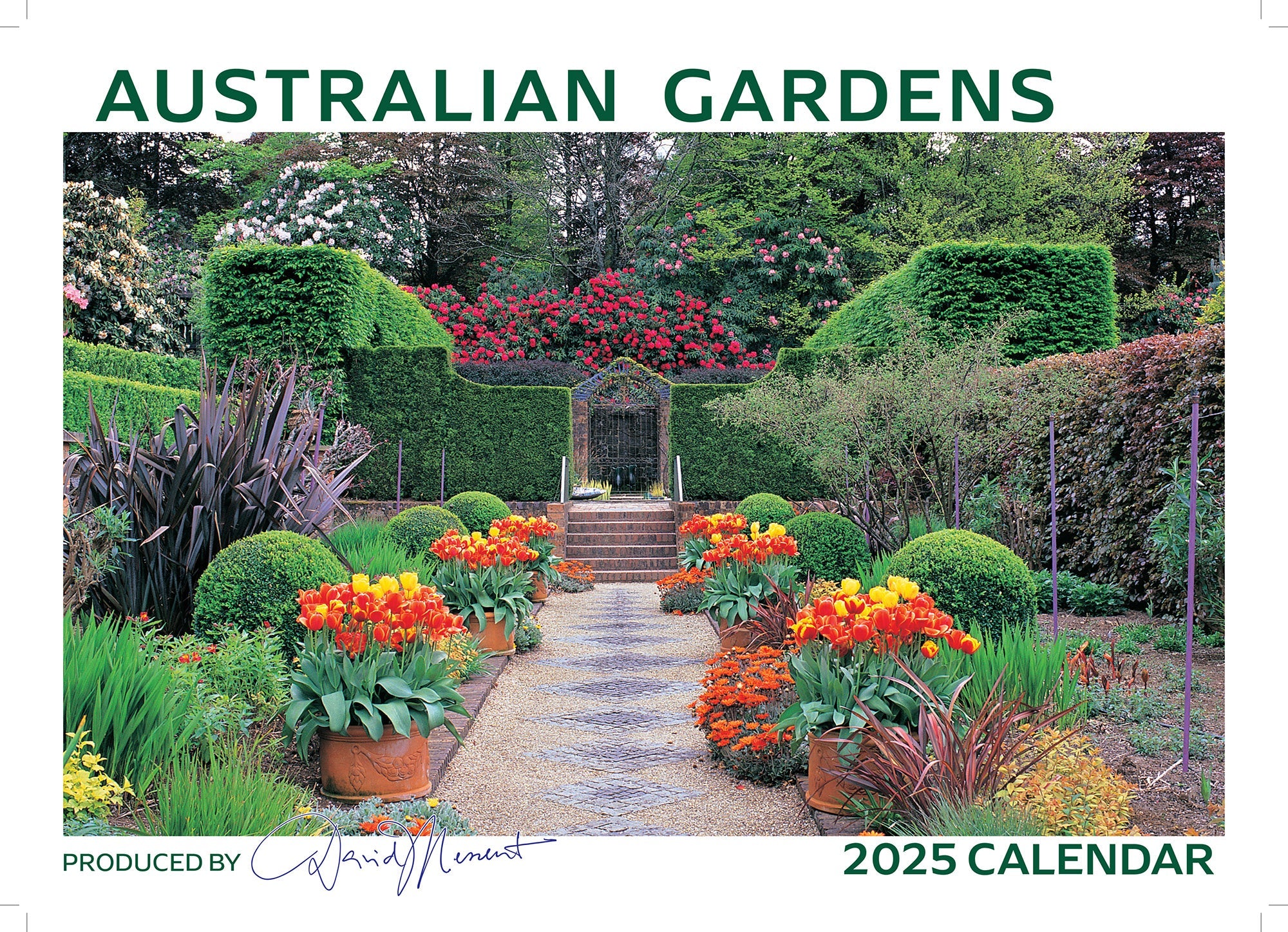 2025 Australian Gardens By David Messent - Horizontal Wall Calendar