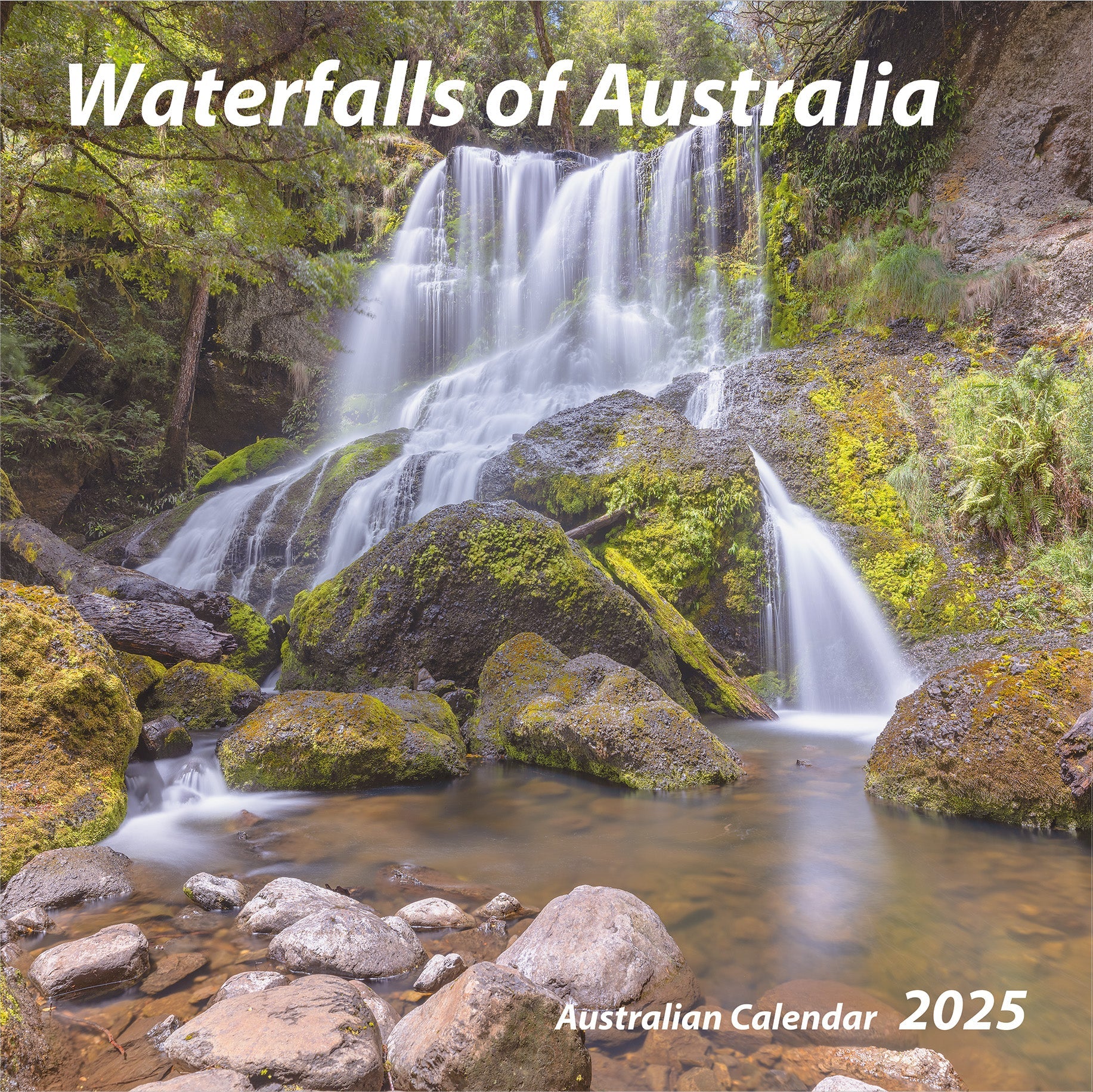 2025 Waterfalls Of Australia - Square Wall Calendar