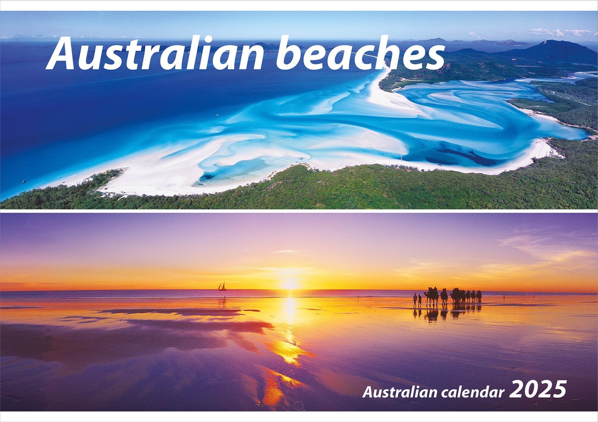 2025 Australian Beaches - Horizontal Wall Calendar