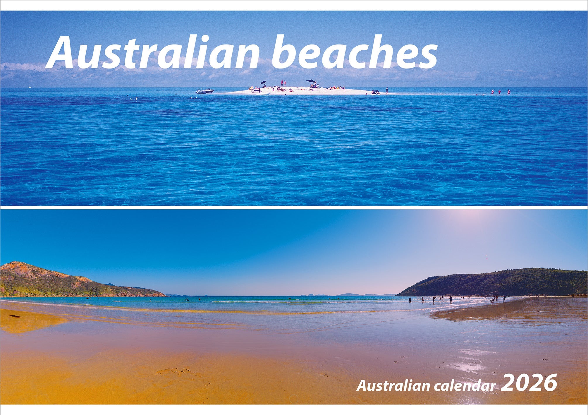 2026 Australian Beaches - Horizontal Wall Calendar