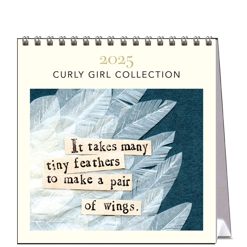 2025 Curly Girl Collection - Desk Easel Calendar