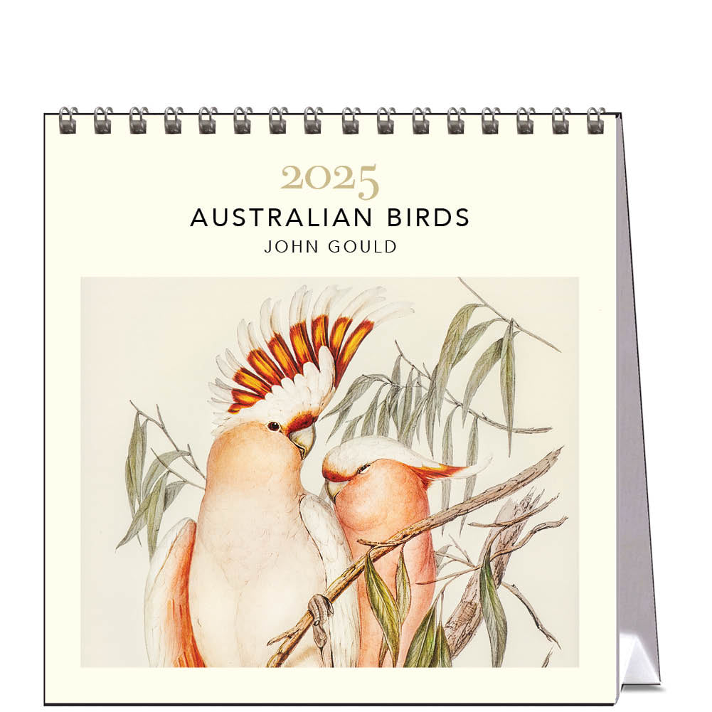 2025 Australian Birds John Gould - Desk Easel Calendar