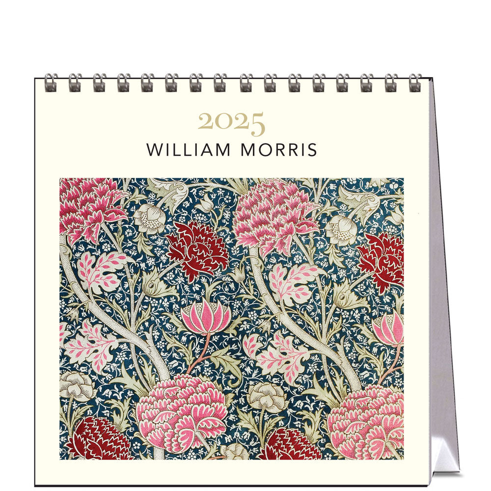 2025 William Morris - Desk Easel Calendar