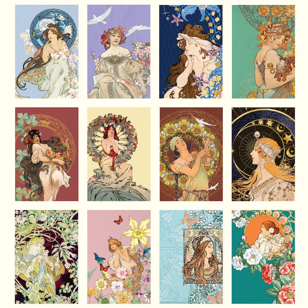 2025 Alphonse Mucha - Deluxe Wall Calendar